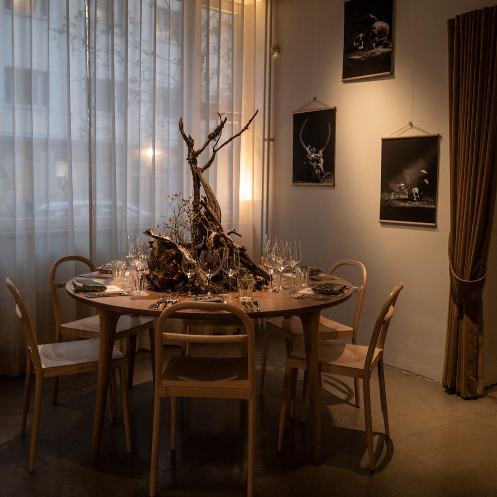 Funghi pop up dinner Sami Tallberg x Martin Bergström at Koski & Syvärinen Studios